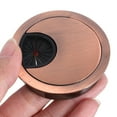 thumbnail image 2 of Miangastore Multifunctional Design Cable Hole Plug Zinc Alloy 1Pack 2.2x2.2x0.6in, 2 of 8