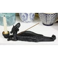 thumbnail image 5 of Ebros Gothic Stony Dragon Incense Burner and Candle Holder Figurine 10" Long, 5 of 7