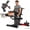 Black, variant on Cycool Multifunctional Leg Extension and Curl Machine, 800LB Seated Adjustable Leg Curl Machine and Lying Curl Machine for Home Gym, Fits Both 1" and 2" Weight Plates