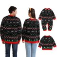 thumbnail image 6 of GYRATEDREAM Matching Family Christmas Sweaters Ugly Knit Pullover Cute Long Sleeve Crew Neck Xmas Holiday Jumper for M Mom, 6 of 10