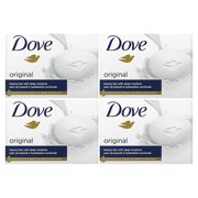 Dove, Beauty Bar Soap with Deep Moisture, Original, 4 Bars, 3.75 oz (106 g) Each Pack of 4