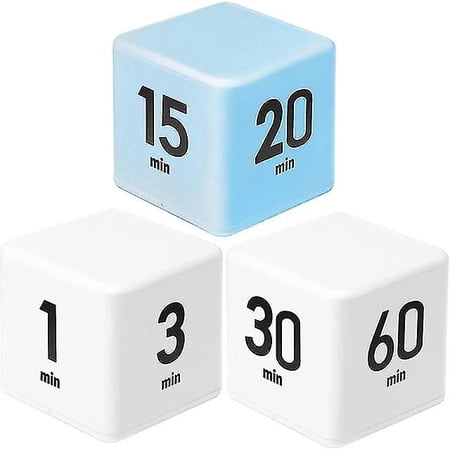 3 Pieces Square Timers Kitchen Timers Kids Timers Exercise Timers ...