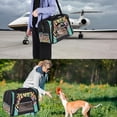 thumbnail image 7 of Easter Premium Cat Carrier Bag - Durable 900D Oxford Cloth & Sherpa Base, Spacious 17x10x11.8 in Size, Comfortable Nylon Webbing - Ideal for Traveling with Your Feline Friend!, 7 of 7