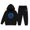 Black, variant on Girl Outfits Girls Clothing Sets Child Toddler Boys Girls Long Sleeve Solid Warm Hoodie Pullover Tops Pants Kids Outfits Sweat Suit