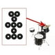 thumbnail image 3 of 10 Pcs Drum Kit Cymbals Felt Pad Percussion Musical Instrument Accessories Drum Slices Stand Washer Pad Protecting Cymbals, 3 of 3