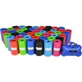 thumbnail image 1 of GFDYREE 960 Pet Waste Bags, Dog Waste Bags, Bulk Waste Bags on a roll, Clean up Waste bag refills - (Color: Rainbow of Colors) + FREE Bone Dispenser, by, 1 of 7