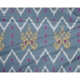 thumbnail image 4 of oneOone Polyester Lycra Fabric Paisley & Chevron Ikat Printed Fabric 1 Yard 56 Inch Wide, 4 of 4