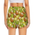 thumbnail image 4 of Goofa Tropical Summer Fruit Printed Women 2 in 1 Running Shorts,Quick Dry Athletic Workout Shorts,High Waisted Athletic Shorts with Liner Pockets-, 4 of 9