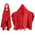 thumbnail image 1 of Towel Hiturbo Kids - Forro polar con capucha (127 x 76 cm), color rojo, 1 of 7
