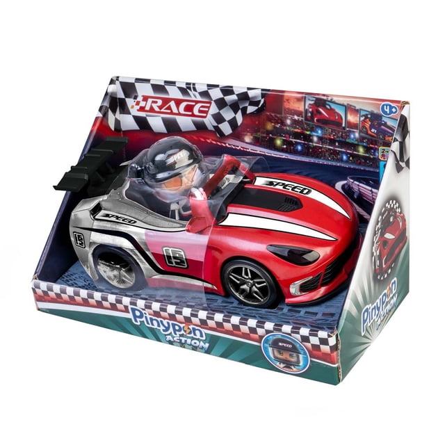Pinypon Action Coche de Carreras Rojo