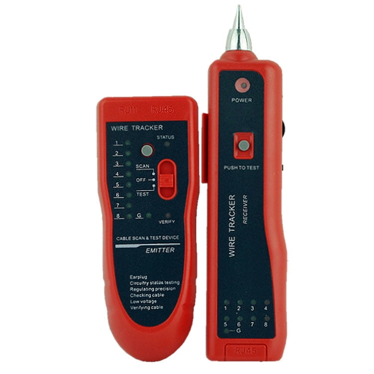 Network Cable Tester Kit RJ11 RJ45 CAT5/5e CAT6 LAN Wire