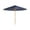 Blue, variant on All Things Cedar TU90-W Teak Market Table Outdoor Umbrella | White - 120L x 120W x 96H