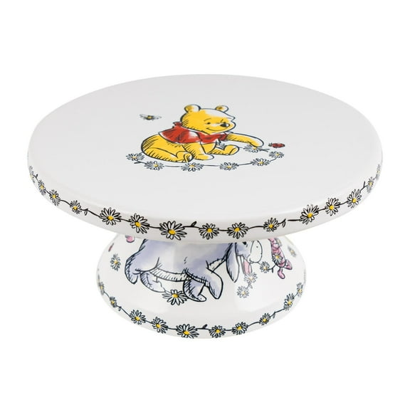 Winnie The Pooh Cake Stand Display Cupcakes Snacks Cookies Candy 6" White