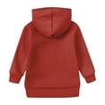 thumbnail image 4 of TQWQT Girls Oversized Red Hoodie Size 10-12 Trendy Pullover Hoodies Hooded Long Sleeve Basic Kids Preppy Clothes Cute Hoodies 4-5 Years, 4 of 4