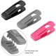 thumbnail image 2 of Clip para percha de terciopelo (gris), Clip para pantalones grueso, Clip flocado, Clip portátil antideslizante, utilizado para bufandas y faldas, 12 Uds., 2 of 5