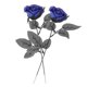 thumbnail image 4 of Rosas artificiales con globos oculares para centros de mesa de Halloween, rosas de seda góticas DIY azul, 4 of 9