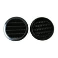 thumbnail image 3 of 12 Pack 2" Black Round Plastic Louver Soffit Air Vent, 3 of 9