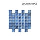 thumbnail image 4 of Cateissary 10 piezas mosaico adhesivo para pared calcomanía decoración habitación adorno 3D azulejo pegatina escena diseño ornamento azulejos Decoración del hogar Azul 20*20*10 piezas, 4 of 6