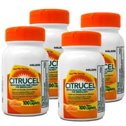 4 Pack - Citrucel Fiber Therapy Caplets, 100 Count Each