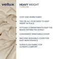 The Vellux Heavy Weight 12 Pound Weighted Charcoal Blanket