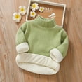 thumbnail image 2 of HAiming Children's Boys Girls Long Sleeve Sweater Fall Winter Casual Crewneck Knit Thickened Pullover Jumper Tops, 2 of 3