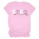 thumbnail image 4 of Camisetas con estampado de letras y cuello redondo de verano para mujer, blusas femeninas cómodas y elegantes, Tops OAVQHLG3B Store  lin121212, 4 of 5