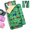 thumbnail image 1 of Alfombrilla de siesta PRIMLECT para niños pequeños, extra grande, 140 x 90 cm, con manta tipo camión, 1 of 8