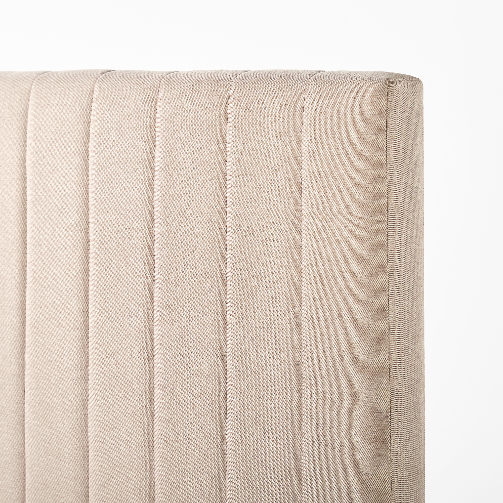 Zinus Debi 51” Upholstered Platform Bed Frame, Full, Beige - image 2 of 9