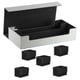 thumbnail image 5 of Estuche de cierre premium para cartas coleccionables, con fundas para cartas de béisbol, fútbol, ​​baloncesto y deportes. blanco, 5 of 8