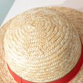 thumbnail image 6 of Happy Date Straw Hat Cosplay Accessory Anime Sun Beach Hats for Halloween Party Travel Performance Costume  (Yellow), 6 of 7