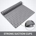 thumbnail image 6 of Large Shower Mat, 47 x 32 inch Non Slip Shower Mats for Inside Shower with Drain Hole, No Odor Soft TPE Shower Floor Mat, Extra Large Non Slip Shower Mat with Suction Cups, Grey, 6 of 14