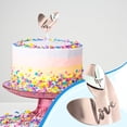 thumbnail image 1 of QIPOPIQ Heart Cake Decoration Acrylic Dessert Charm Wedding Decorations, 1 of 6