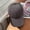 Solid Baseball Hat - Dark Grey, variant on Korean Version Versatile Pink Baseball Cap For Women With Large Head, Small Face, Deep Top, Wide Brim, Duck Tongue Hat, Enlarged And Deepened Trend