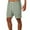 Green, variant on Board Shorts Swim Trunks for Men Summer Casual Fitness Bodybuilding Cotton Linen Swimwear Bathing Suits Beach Bottom Shorts with Pockets Khaki