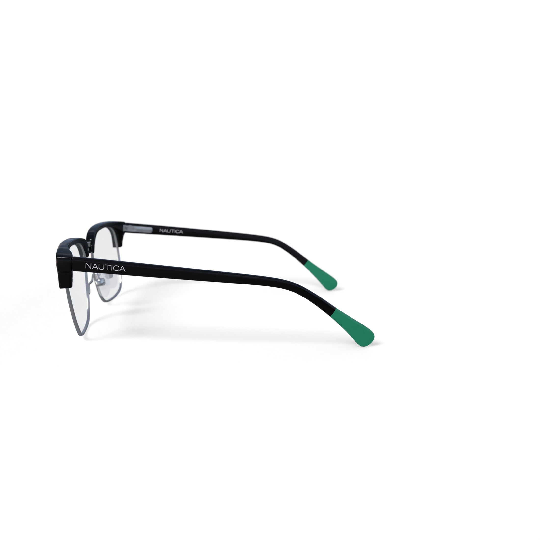 Nautica Youth NBO207 Prescription Eyeglasses with Case, Black
