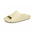thumbnail image 1 of 2023-slides Slippers Platform Men's And Women's Coconut Slippers-1Beige44-45, 1 of 1
