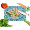 thumbnail image 2 of Caroline's Treasures Scallop Shell and Water Glass Cutting Board Large, 2 of 2
