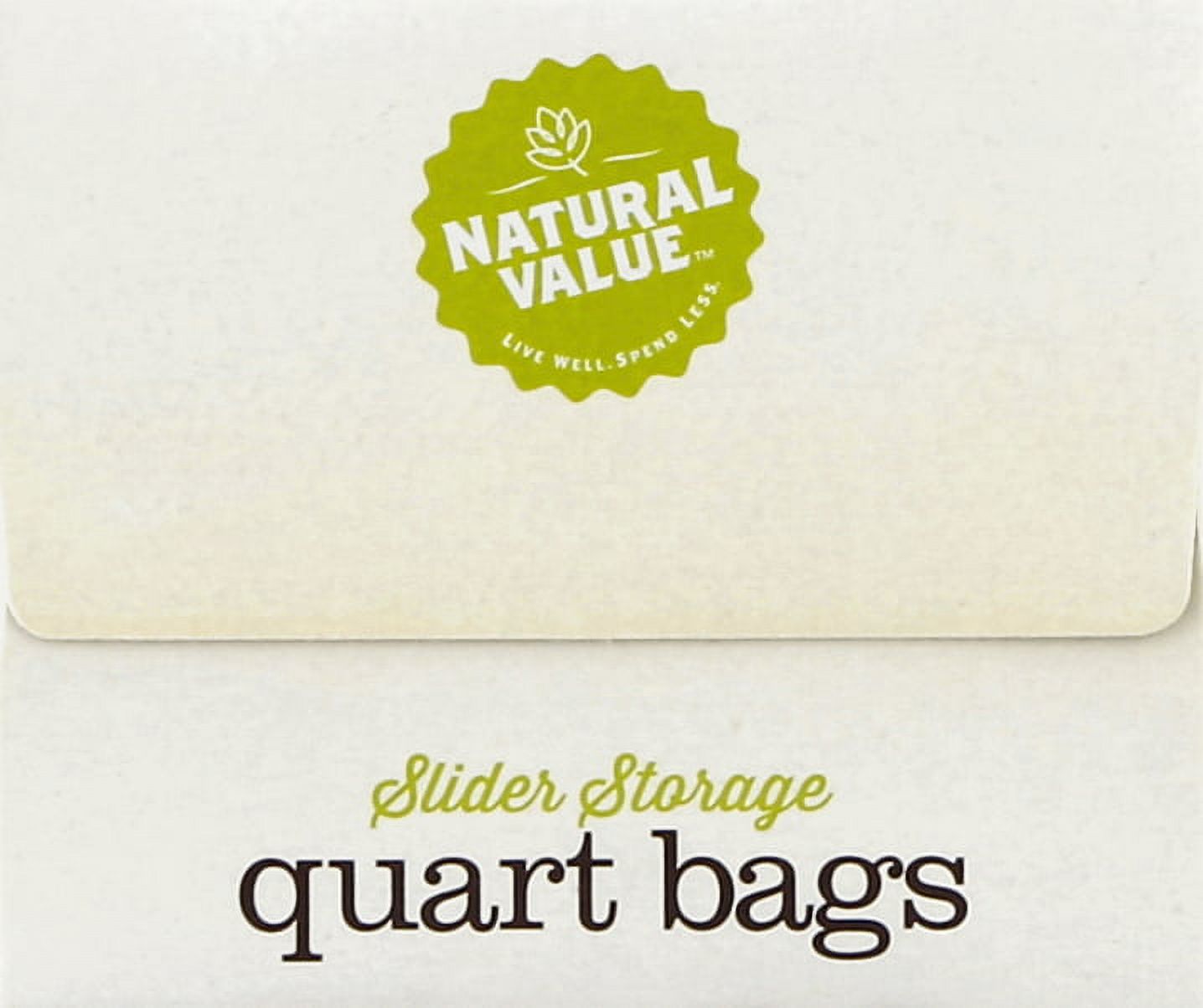 Natural Value Slider Storage Bags, Quart size - Azure Standard