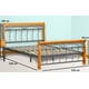 thumbnail image 2 of Cama Matrimonial de Madera de Maple Mobilkraft  Modelo 832 Matrimonial, Estilo Contemporaneo en color Maple y Acero, 2 of 4