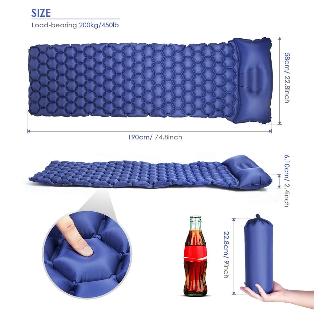 inflatable sleeping pad camping