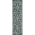 thumbnail image 2 of SAFAVIEH Glamour Kalisha Traditional Wool Runner Rug, Blue/Dark Grey, 2'3" x 8', 2 of 6