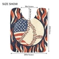 thumbnail image 5 of Yayeee Bath Rug for Bathroom Floor Non Slip Rectangle Fluffy Soft Absorbent Mat, 16"x24", Baseball Pattern, 5 of 7