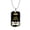 Military Chain (Gold), variant on Ojos Azules Cat Dad Dog Tag Necklace Stainless Steel 24" Chain Silver Tone or Gold Tone