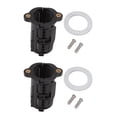 thumbnail image 2 of Faucet Lock Nut Fastener,2 Sets Faucet Anti Faucet Nut Fixed Base Faucet Anti Loose Nut Fastener True Excellence, 2 of 8