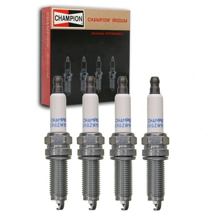 4 pc Champion 9417 Iridium Spark Plugs for Ignition Wire Secondary