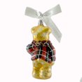 thumbnail image 2 of Holiday Ornament Plaid Teddy Bear Blown Glass Christmas Holiday Heirlooms 139057, 2 of 2