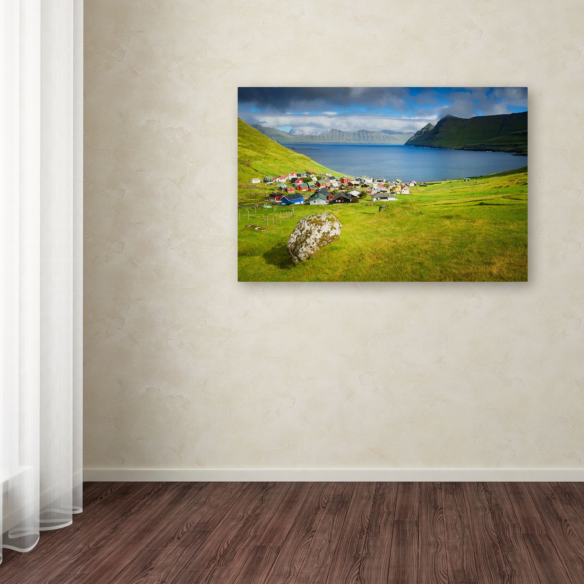Trademark Fine Art 'Fjords of the Faroe Islands' Canvas Art by Philippe Sainte-Laudy