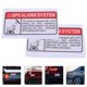 thumbnail image 3 of 2 pegatinas de advertencia para coche con sistema de alarma GPS, antirrobo, 3 of 6