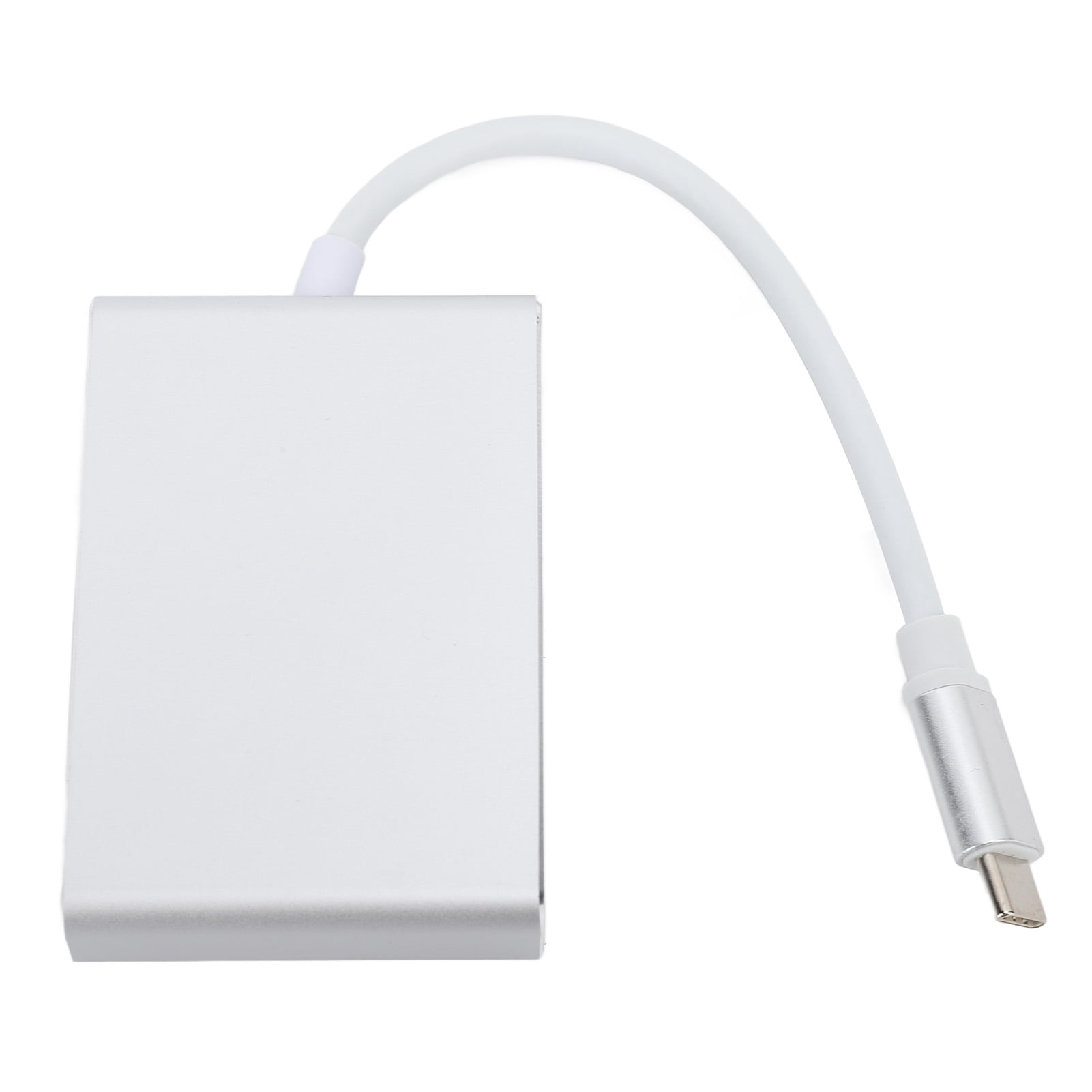M Buder USB C Hub Portable 5 in 1 Type C to USB Multi Port Adapter Splitter 15 cm / 5.91 in Silver