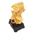 thumbnail image 3 of Chinese Golden Dragon Statue, 3 of 4